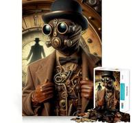 Puzzle Sherlock Holmes Steampunk 1000 pièces pour Adolescents, Jeu de réflexion, Jouet Anti-Stress, découpe soignée, Cadeau Artistique 38x52cm