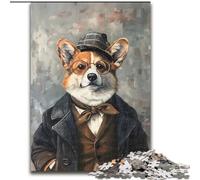 Puzzle Shiba Inu 1000 pièces pour Adolescents, à partir de 14 Ans Un Plaisir en Famille idéal comme Cadeau pour Toute la Famille (26x38cm)