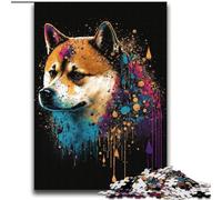 Puzzle Shiba Inu coloré pour Adultes et Adolescents 2000 pièces, Jouet éducatif Anti-Stress, idéal comme Cadeau pour Toute la Famille 70x100cm