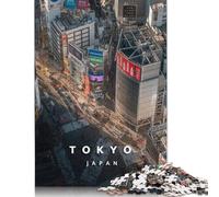 Puzzle Shibuya Crossing, décoration intérieure Unique, Puzzle rectangulaire en Papier pour Adultes, Cadeaux de Noël pour la fête des mères, 1 000 pièces (38 x 26 cm)