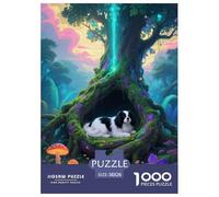 Puzzle Shih Tzu 1000 Pièces pour Adultes Et Enfants, Jeu Ludique Et Instructif, Casse-tête Chien Grand Arbre, Décoration Intérieure, Cadeau Enfant 38x26cm/1000pcs