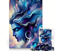 Puzzle Shiva Art 1000 pièces pour Adolescents Améliore la mémoire et Les Loisirs Découpe Solide Cadeau de Noël 50x75cm