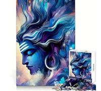 Puzzle Shiva Art pour Adultes, 1000 pièces, Casse-tête Mental, détente et Amusement, Assemblage d'images, Surprise chaleureuse 38x26cm