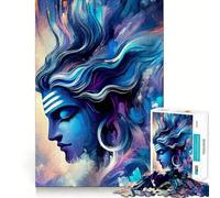 Puzzle Shiva Art pour Adultes, 1000 pièces, Casse-tête Mental, détente et Amusement, Assemblage d'images, Surprise chaleureuse 38x26cm