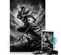 Puzzle Shiva, Dieu Hindou, 1000 pièces, pour Adolescents, Jeu de logique, Cadeau raffiné et de qualité supérieure 50x75cm