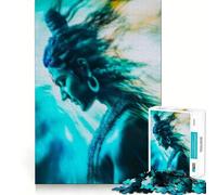 Puzzle Shiva Énergie Fluide 1000 pièces pour Adultes et Adolescents Stimulation de la mémoire et Relaxation Idée Cadeau de Noël 50x75cm