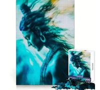 Puzzle Shiva Flowing Energy 1000 pièces pour Adolescents, Jouet de réflexion Sage et paisible, Cadeau de Noël idéal 38x26cm