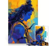Puzzle Shiva Le Rêveur 1000 pièces pour Adolescents, Jeu de réflexion, Jouet Anti-Stress, découpe soignée, Cadeau Artistique 50x75cm