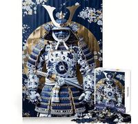 Puzzle Shogun en Porcelaine 1000 pièces pour Adolescents, Jeu de logique mentale, évasion apaisante, Objet de Collection aux Bords Fins (38x26cm)