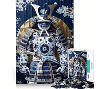 Puzzle Shogun en Porcelaine de 1000 pièces pour Adolescents, Jeu de logique, Simple et Amusant, Bords Lisses, Cadeau élégant (38x52cm)