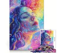 Puzzle Shower Joy 1000 pièces pour Adultes, Jeu de logique mentale Anti-Stress, découpe Ferme, 38x52cm