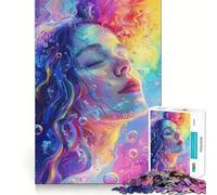 Puzzle Shower Joy 1000 pièces pour Adultes, Jeu de logique mentale Anti-Stress, découpe Ferme, 38x52cm