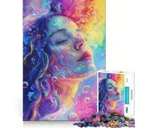 Puzzle Shower Joy 1000 pièces pour Adultes, pour développer Ses capacités mentales, Jeu d'adresse Silencieux et Amusant, Design raffiné, à Assembler 50x75cm
