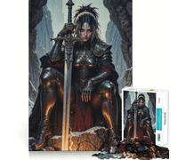 Puzzle Silent Knight 1000 pièces pour Adolescents, Jouet Stimulant la logique et apaisant, œuvre d'art de qualité supérieure à Collectionner 38x52cm