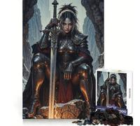 Puzzle Silent Knight 1000 pièces pour Adultes et Adolescents, idéal pour améliorer la mémoire, se détendre et se Relaxer Découpe Nette, Cadeau Parfait 50x75cm