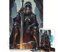 Puzzle Silent Knight pour Adolescents, 1000 pièces, Jeu d'exercice Mental, activité à Domicile, découpe de précision, décoration Murale 38x26cm