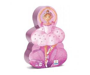 Puzzle Silhouette 36 Pièces : La Ballerine à la Fleur - Un Voyage de Créativité