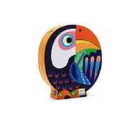 Puzzle silhouette Coco le Toucan 24 pièces Orange