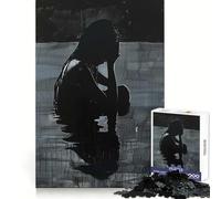 Puzzle Silhouette du Chagrin 1000 pièces pour Adolescents Améliore la mémoire et Les Loisirs Découpe Solide Cadeau de Noël 38x52cm