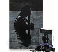 Puzzle Silhouette du Chagrin 1000 pièces pour Adolescents Se Souvenir, améliorer, détendre l'esprit Pièce d'art aux Contours Nets 50x75cm