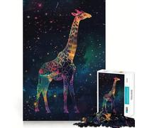 Puzzle Silhouette Galaxie pour Adolescents, 1000 pièces, Casse-tête intellectuel, Divertissement paisible, Art à Assembler, Joli Cadeau 38x52cm
