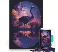 Puzzle Silhouette Galaxie pour Adolescents, 1000 pièces, Jouet d'exercice Mental, activité à Domicile, découpe de précision, décoration Murale 38x26cm
