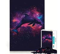 Puzzle Silhouette Galaxie pour Adultes, 1000 pièces, Jeu d'exercice Mental, Amusant à Partager, découpe de précision, Cadeau Unique 38x52cm