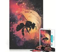 Puzzle Silhouette Galaxy 1000 pièces pour Adolescents, Puzzle logique Solide, Jeu de précision, Cadeau de Noël 38x26cm