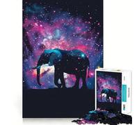 Puzzle Silhouette Galaxy 1000 pièces pour Adultes, Jouet de logique Pointue, Loisirs à Domicile, découpe précise, 38x52cm