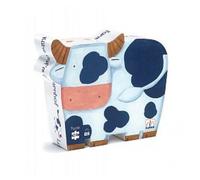 Puzzle Silhouette La Vache à la Ferme - 24 Pièces Créatif et Amusant