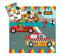Djeco Puzzle Le bolide – 16 pièces