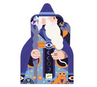 Puzzle Silhouette Le Magicien au Sceptre de Cristal 36 pièces - Djeco