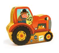 Puzzle silhouette Tracteur Djeco
