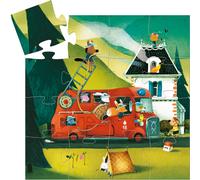 Djeco Puzzle Le camion de pompier 16 pièces