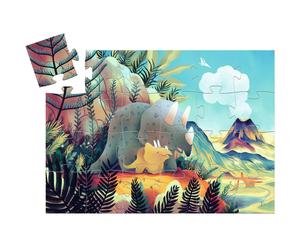 Puzzle silhouettes Théo le Dino (24 pièces)