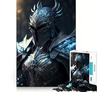 Puzzle Silver Paladin 1000 pièces pour Adolescents, Puzzle logique Solide, Jeu de précision, Cadeau de Noël 50x75cm