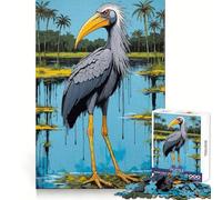 Puzzle Silver Stork 1000 pièces pour Adultes, stimule la mémoire, Joie familiale, Motif à Assembler, Choix du Père Noël 38x52cm
