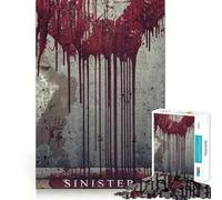 Puzzle Sinister pour Adolescents 1000 pièces Stimule la mémoire Anti-Stress Bords Lisses Cadeau de Noël 50x75cm