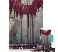 Puzzle Sinister pour Adultes 1000 pièces Améliore la mémoire Loisirs Bordure précise pour Les fêtes 38x26cm