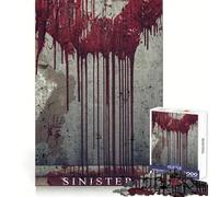 Puzzle Sinister pour Adultes 1000 pièces Améliore la mémoire Loisirs Bordure précise pour Les fêtes 38x26cm