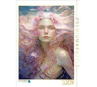 Puzzle · Sirène aux Couleurs Pastel | Portrait · 1000 pièces · Format assemblé 64 × 48 cm · CALVENDO Puzzle