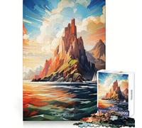 Puzzle Skellig Michaels de 1000 pièces pour Adolescents, Jouet cognitif, Plaisir Lent, Bords de qualité supérieure, Cadeau du Père Noël 38x52cm
