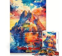Puzzle Skelling Michael Art Poste 1000 pièces pour Adultes et Adolescents Amélioration de la mémoire Détente et légèreté Découpe Nette 50x75cm