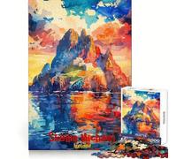 Puzzle Skelling Michael Art Poste pour Adultes, 1000 pièces, renforce la mémoire, apaise, Amusant, de qualité, Joli Cadeau 38x52cm