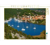 Puzzle · Skradin | En route en Dalmatie centrale · 1000 pièces · Format assemblé 64 × 48 cm · CALVENDO Puzzle