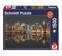 Puzzle Skyline de New York la nuit - SCHMIDT SPIELE - 1500 pièces - Architecture et monument - Adulte