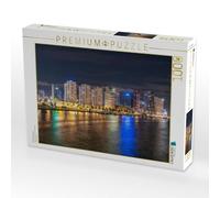 Puzzle · Skyline de Rotterdam | 1000 pièces · Format assemblé 64 × 48 cm · CALVENDO Puzzle