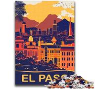 Puzzle Skyline d'El Paso 2000 pièces pour Adultes et Adolescents, Jeu Stimulant et Jeu en Famille, Cadeau d'anniversaire, Cadeaux, décoration Murale 2000 pièces (70x100cm)