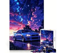 Puzzle Skyline GTR R Galaxy 1000 pièces pour Adolescents Amélioration de la mémoire Détente et Amusement garantis Collection d'œuvres d'art aux découpes nettes 50x75cm