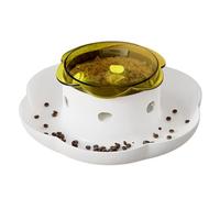 Puzzle Slow Feeder,Puzzle Slow Feeder Puzzle Distributeur de friandises Bol | Slowfeeder Interactif Enrichissement Jeu Ennuyeux Buster Base Antidérapante Grade Alimentaire Stimulant pour h
